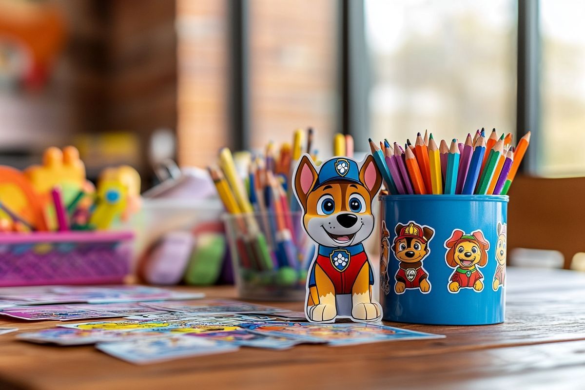 Comment organiser une séance de coloriage super Pat Patrouille à la maison