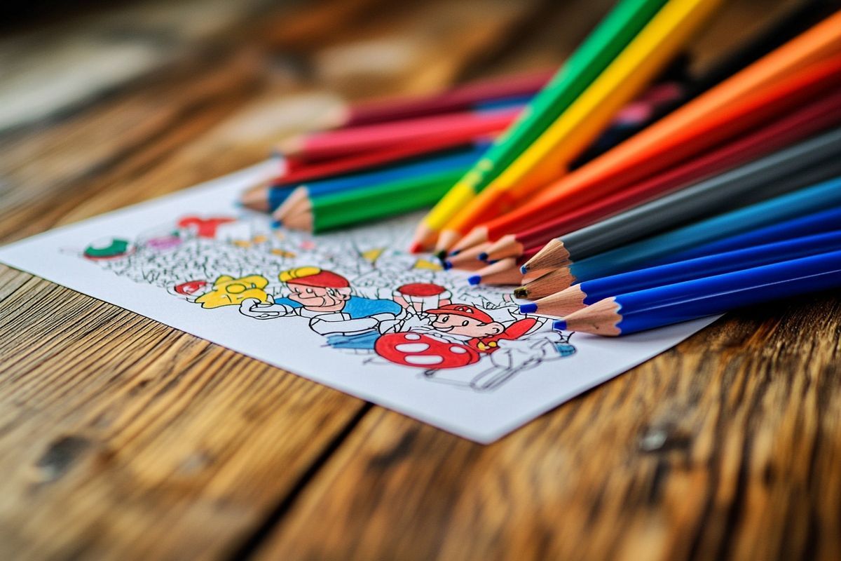 Top 10 des coloriages à imprimer de super Mario en PDF à télécharger gratuitement