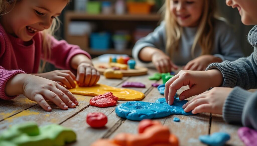 apprenez à réaliser une pâte à modeler sans cuisson, idéale pour des heures de créativité et de plaisir en famille. facile à préparer, elle offre une texture agréable et de nombreuses possibilités de jeux pour les enfants.