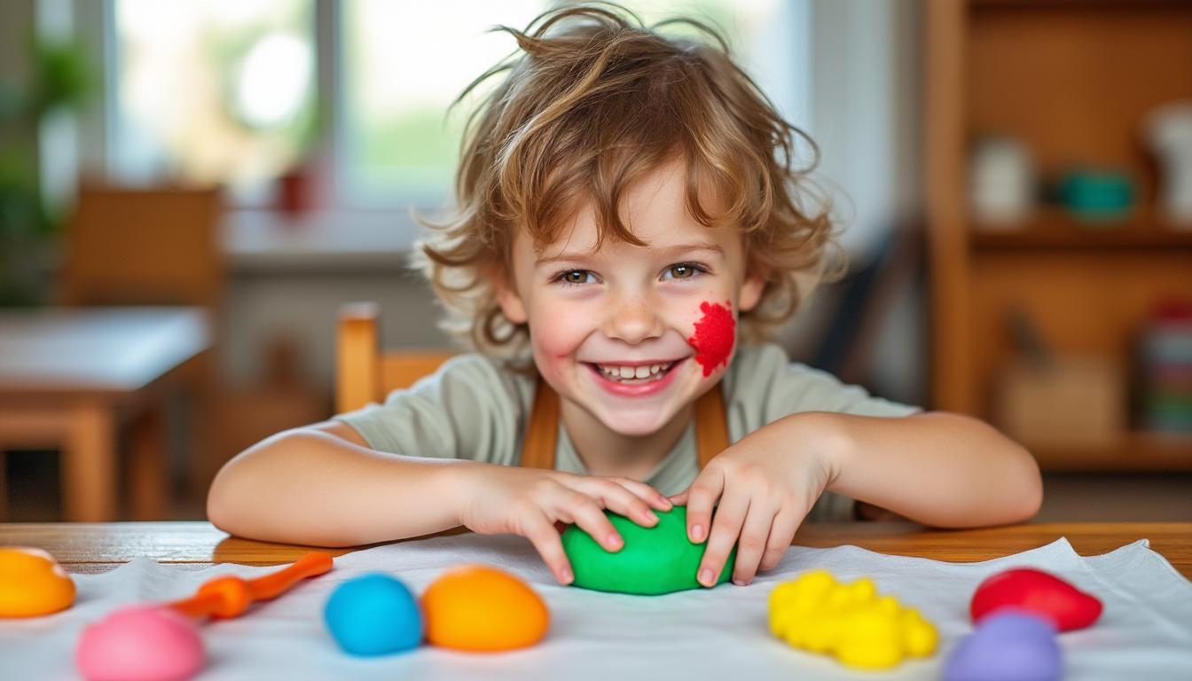 apprenez à réaliser une pâte à modeler maison sans cuisson, idéale pour stimuler la créativité des enfants. cette recette simple et rapide garantit des heures de fun et d'imagination !