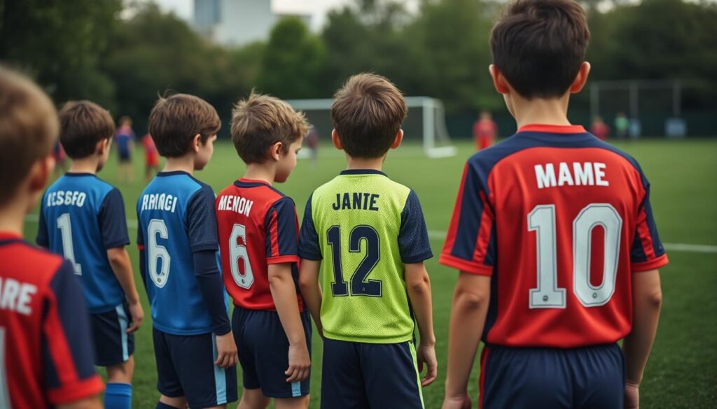 découvrez les nombreux avantages du maillot de foot enfant personnalisé pour les équipes de jeunes. offrez à vos joueurs un sentiment d'appartenance unique, favorisez l'esprit d'équipe et améliorez la visibilité de votre club avec des maillots aux couleurs et au design qui les représentent. parfait pour stimuler la motivation et l'enthousiasme des jeunes footballeurs sur le terrain!