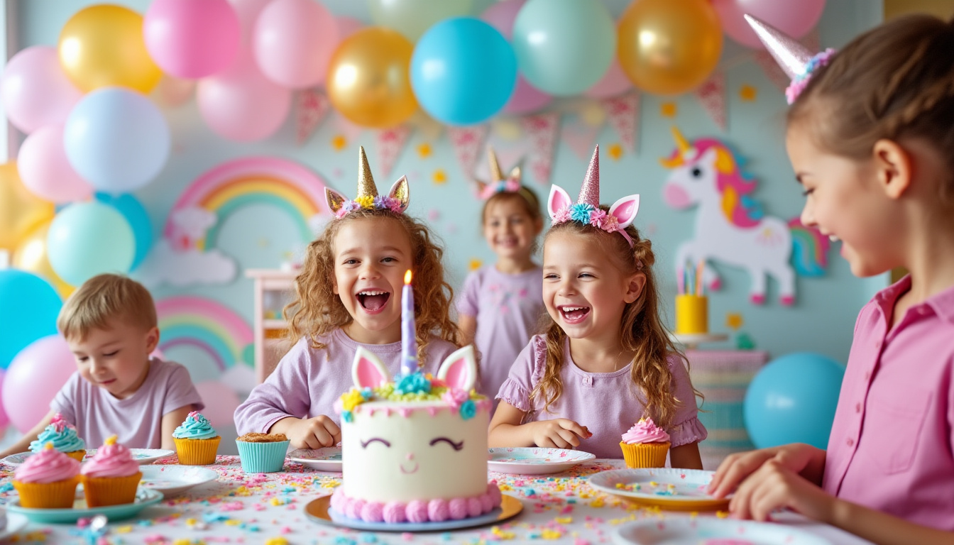découvrez les incontournables pour organiser une fête inoubliable sur le thème licorne pour enfants : idées de décoration, activités magiques et astuces pour émerveiller tous les petits invités.
