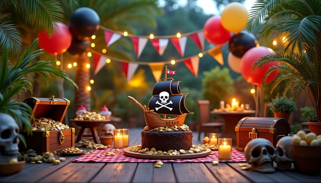 découvrez les meilleures idées de décorations pour organiser un anniversaire d'enfant sur le thème des pirates des mers : accessoires, décors et conseils pour une fête inoubliable !