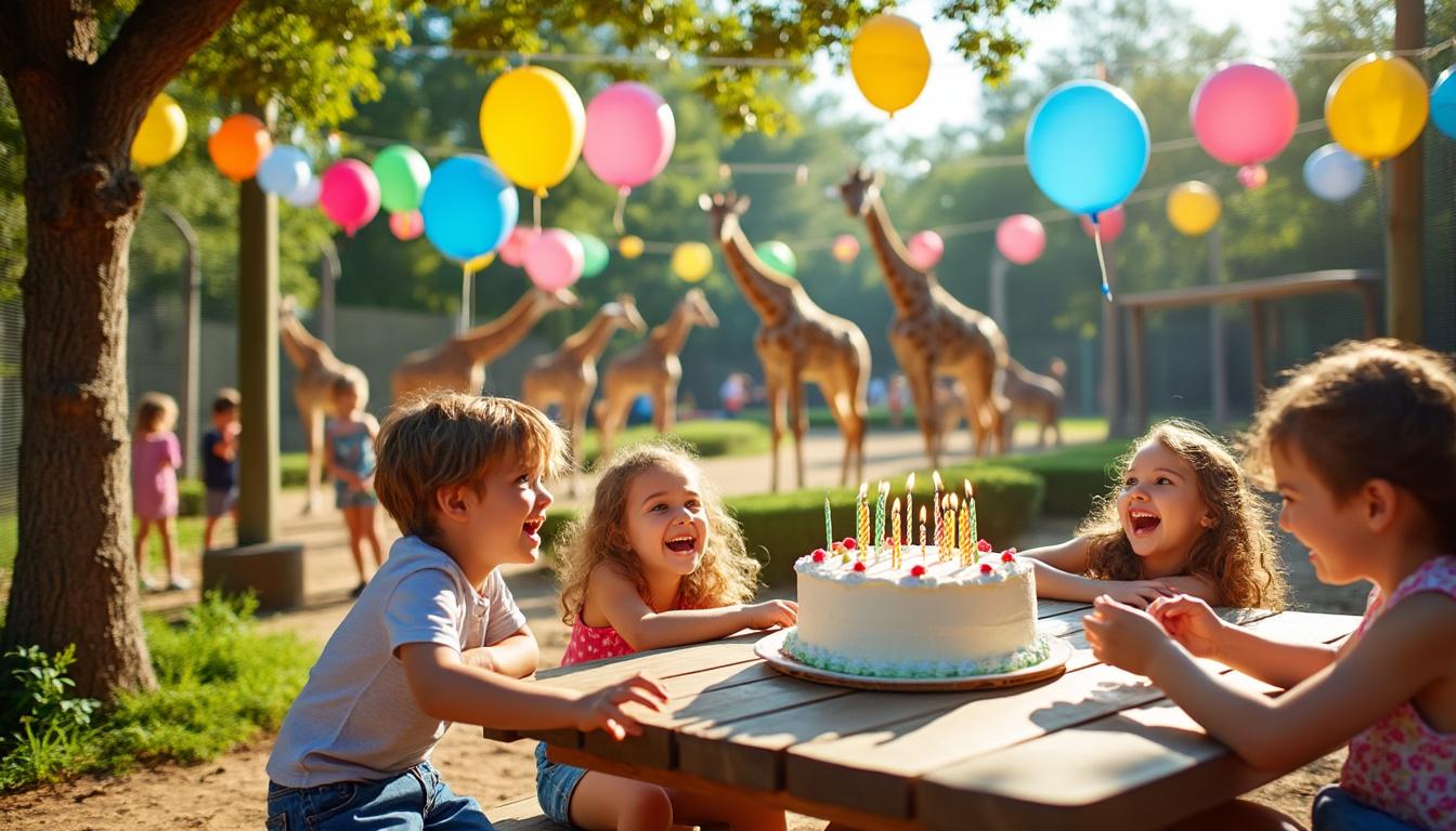 offrez à votre enfant une fête d'anniversaire mémorable au zoo local : animations ludiques, découverte des animaux et souvenirs inoubliables garantis pour petits et grands !