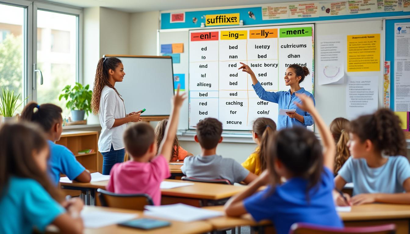 découvrez comment le tableau des suffixes joue un rôle essentiel dans l'étude des langues, facilitant la compréhension des structures et enrichissant l'analyse linguistique.