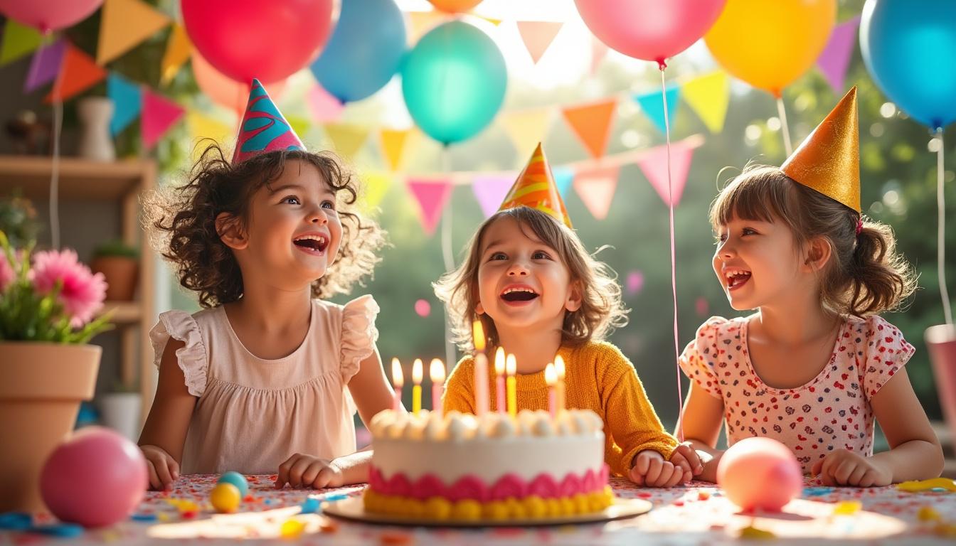 découvrez les tendances incontournables pour décorer un anniversaire d'enfant avec des guirlandes joyeux anniversaire originales et colorées, pour une fête inoubliable.