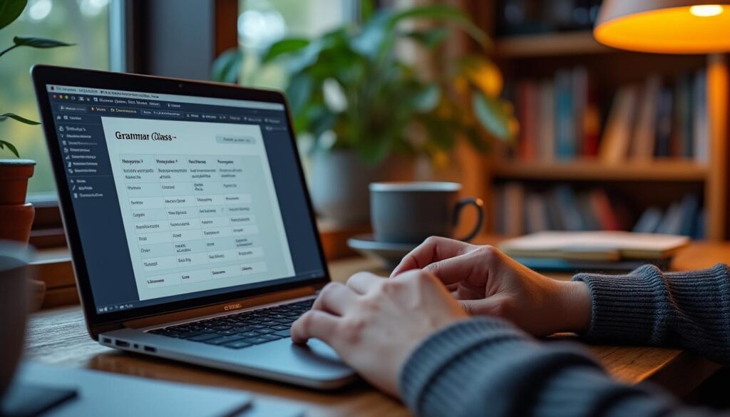 découvrez notre tableau en ligne interactif pour apprendre la classe grammaticale à distance facilement et efficacement.