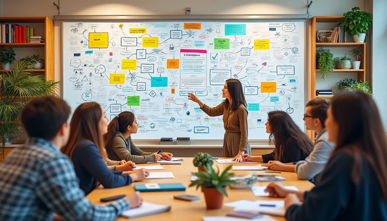 découvrez comment les cartes mentales, en intégrant des adverbes clés, peuvent améliorer votre mémorisation et faciliter la rétention d'informations importantes.