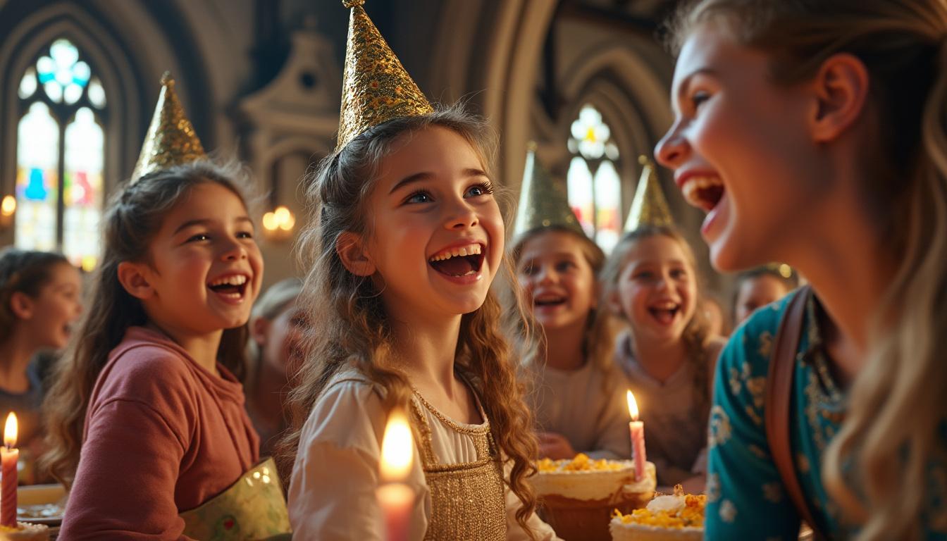 organisez une fête inoubliable pour enfants dans un château et transformez leur rêve en réalité avec une ambiance magique et féerique.