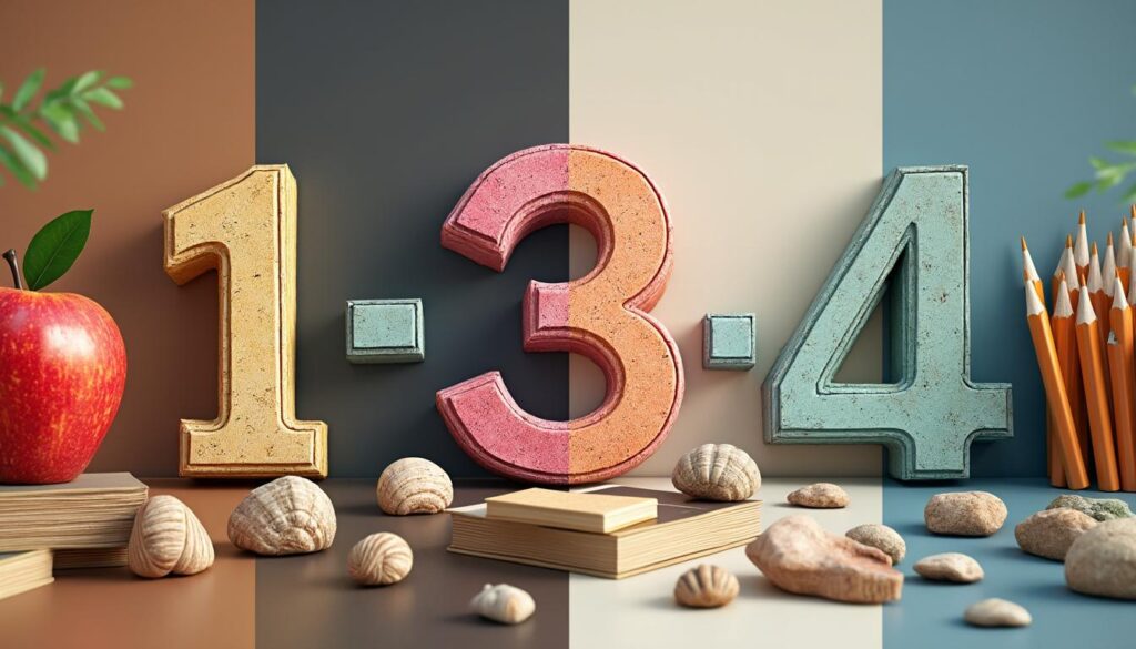 découvrez comment les différentes représentations des nombres de 1 à 5 aident les enfants à mieux comprendre et apprendre les chiffres de manière ludique et efficace.