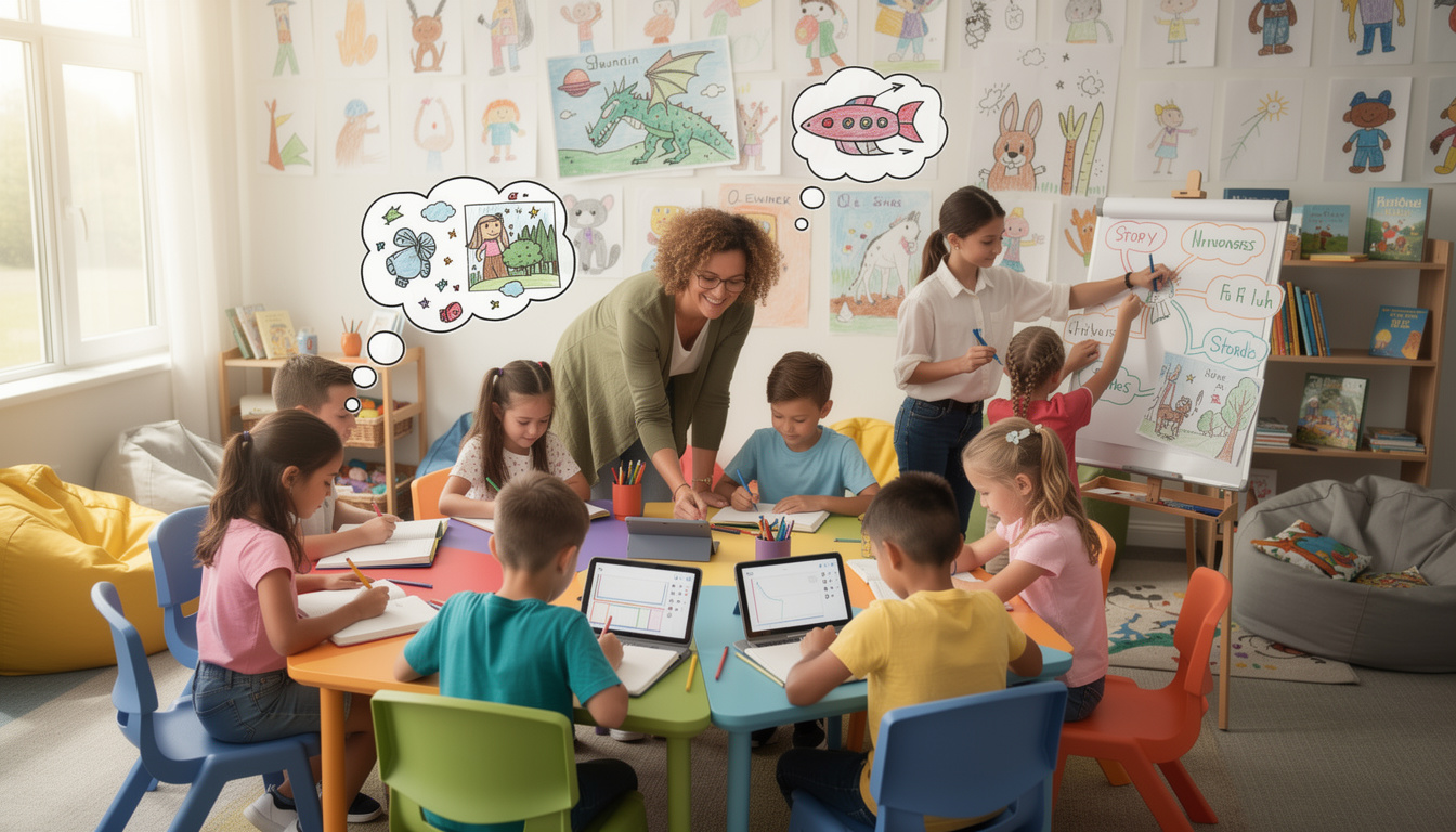 découvrez comment créer des histoires amusantes grâce à des jeux d'écriture spécialement conçus pour les enfants, stimulant leur imagination et leur créativité.