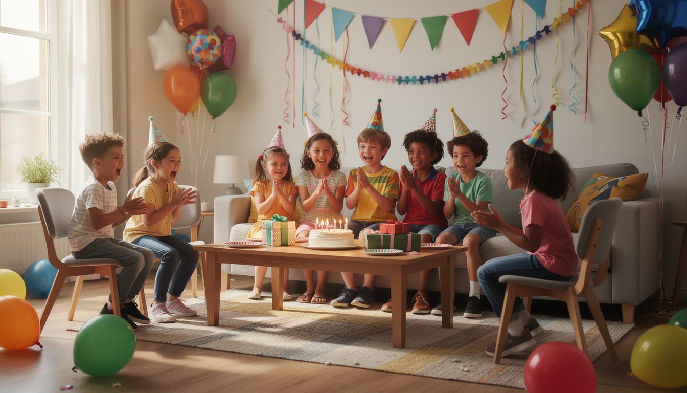découvrez nos conseils essentiels pour organiser un anniversaire d'enfant à domicile inoubliable, avec des idées d'animations, de décoration et de gâteau.