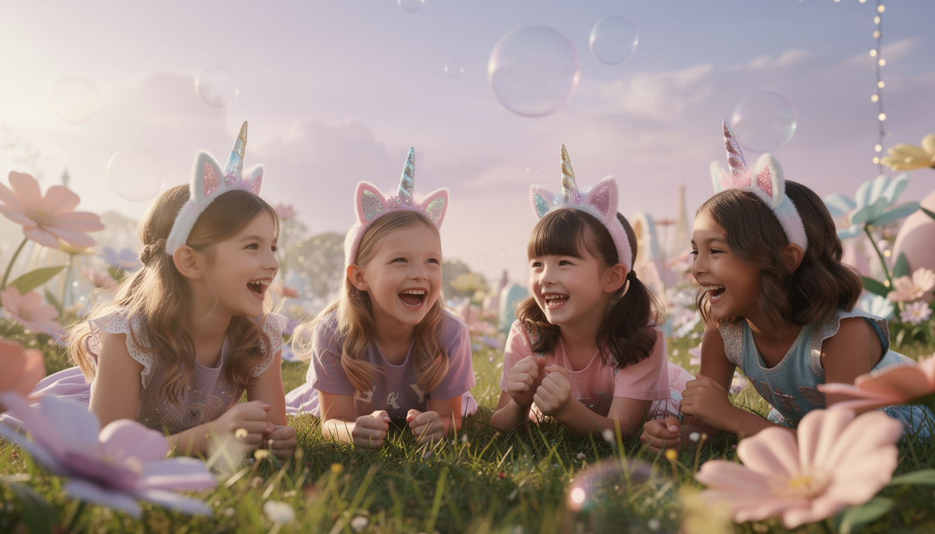 découvrez pourquoi chaque enfant craque pour le bandeau licorne à paillettes, un accessoire magique, coloré et tendance qui éveille l'imagination et ajoute une touche de féérie à tous les looks.