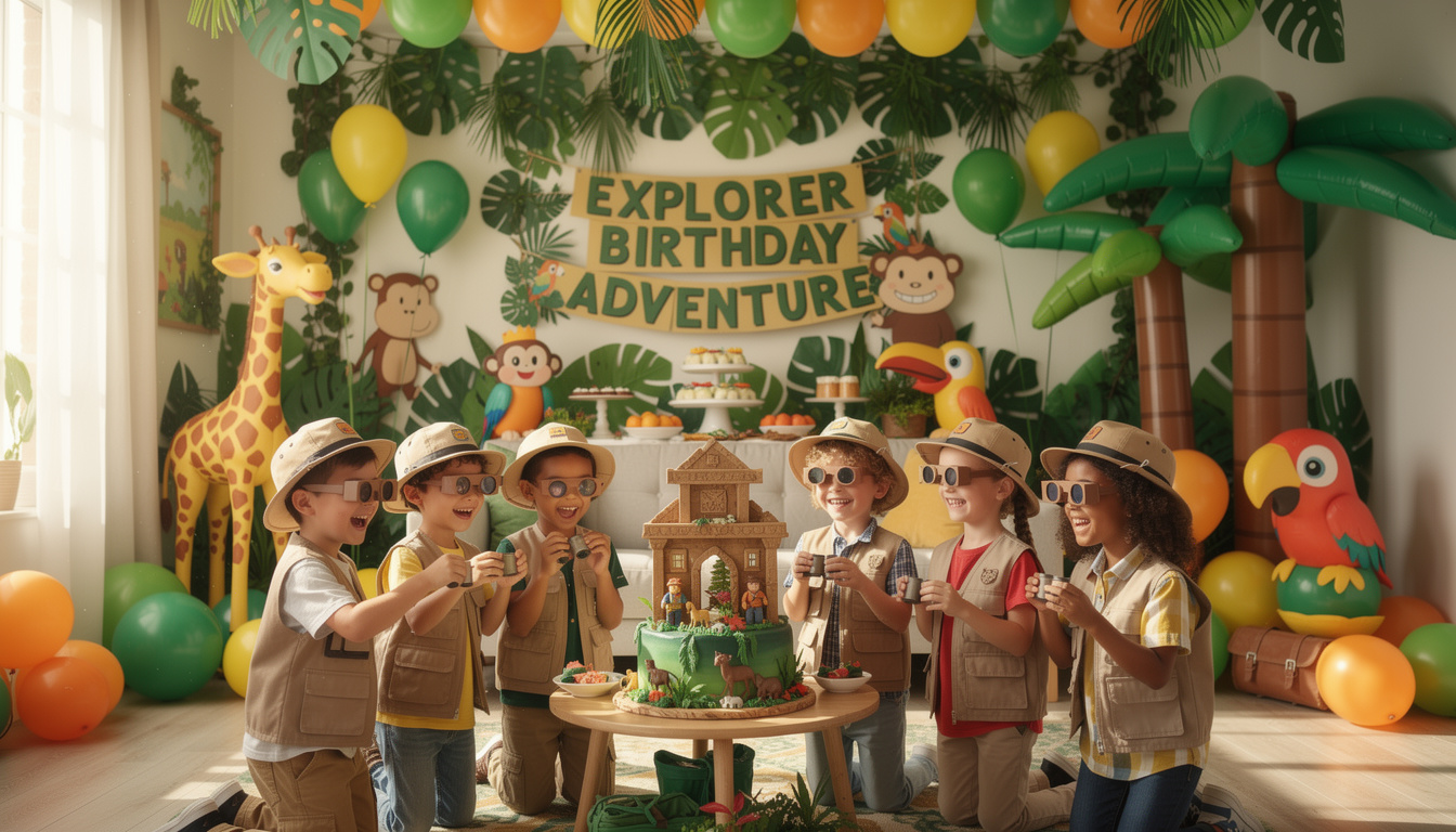 découvrez des idées et astuces originales pour une décoration d'anniversaire d'enfant sur le thème de l'explorateur curieux, alliant aventure et créativité pour une fête inoubliable.