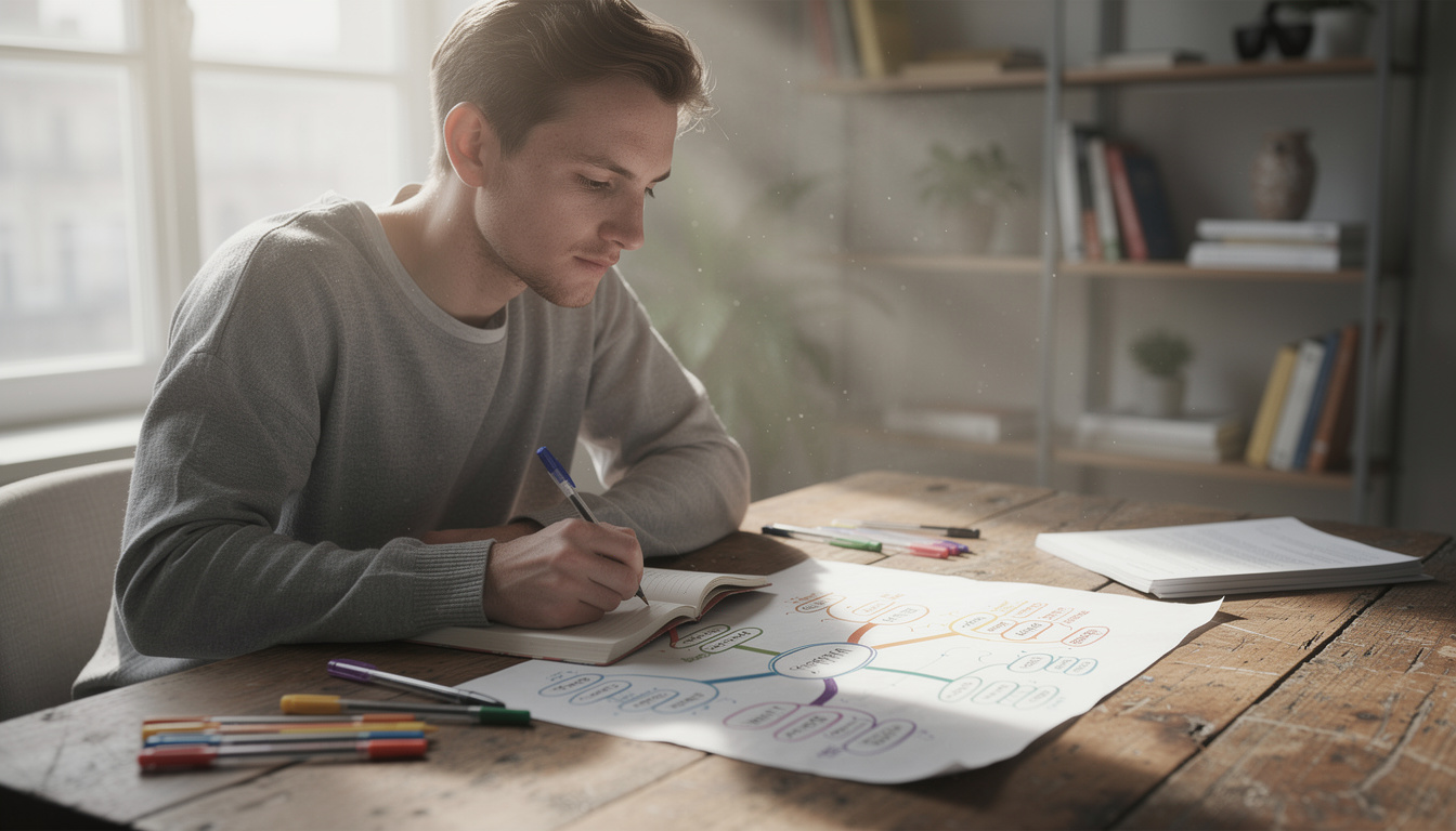 découvrez comment la carte mentale "plus que parfait" peut transformer votre apprentissage en rendant les concepts plus clairs et mémorables.