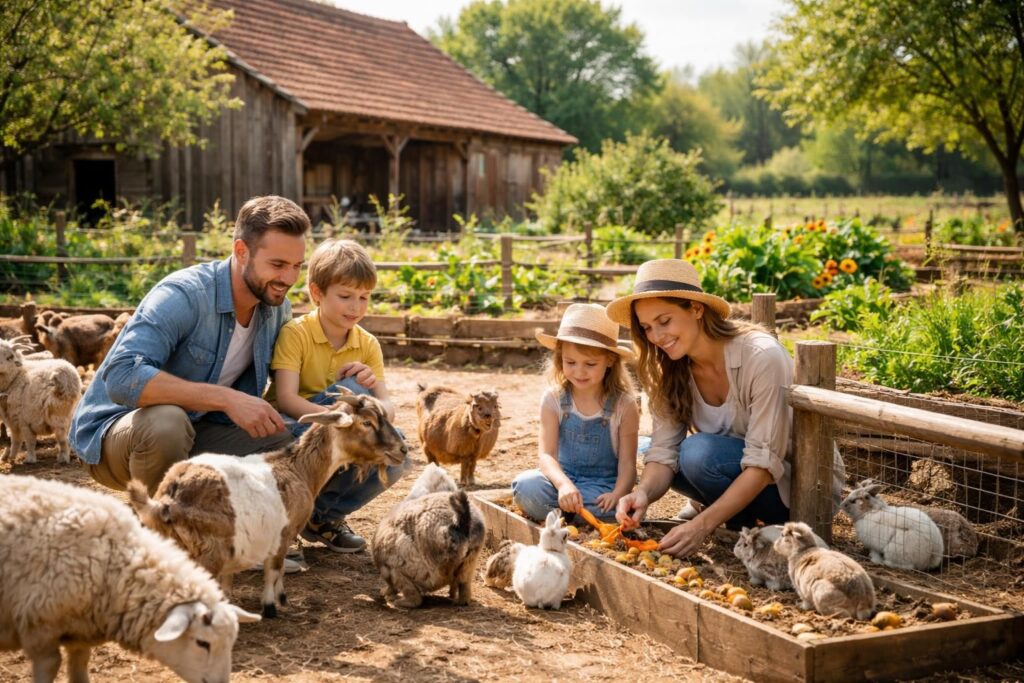 explorez une ferme pédagogique à toul, idéale pour toute la famille, pour apprendre, s'amuser et découvrir la vie à la campagne.