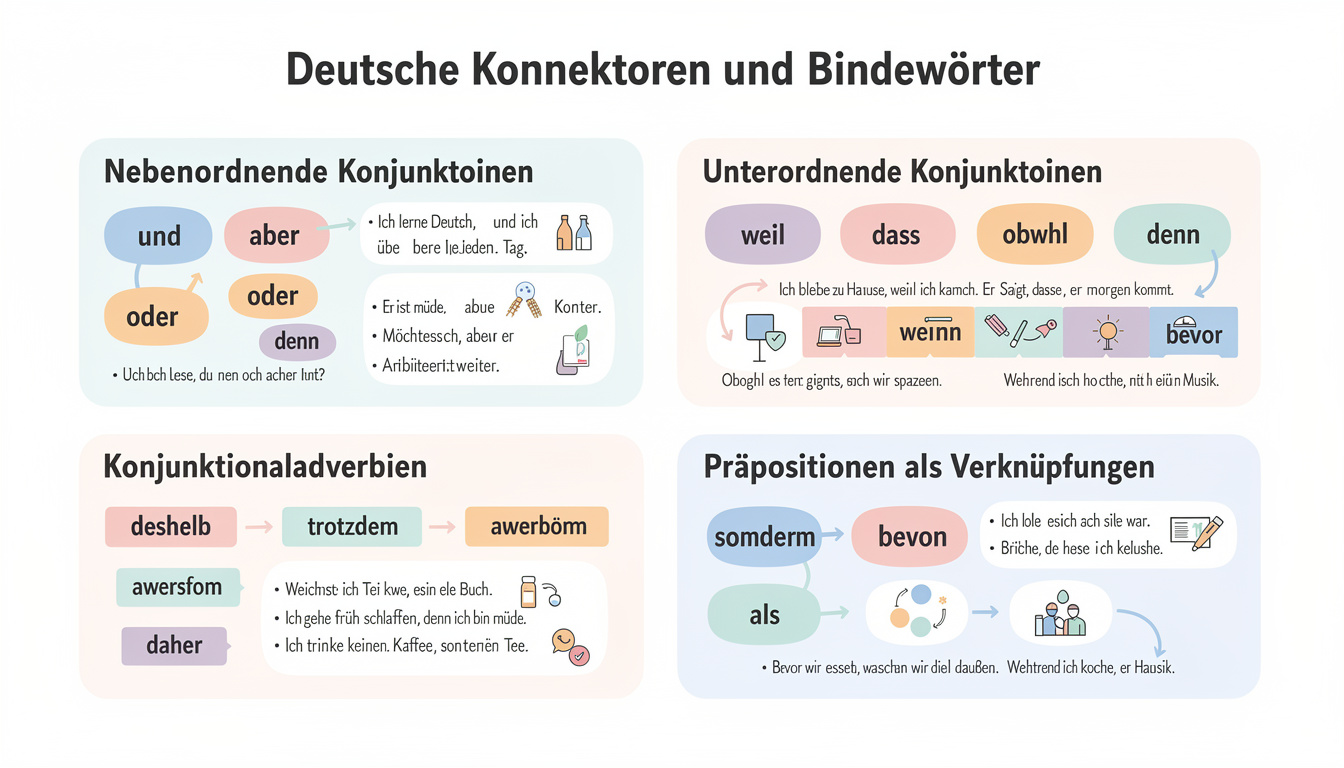 apprenez les mots de liaison en allemand pour améliorer votre fluidité et enrichir votre vocabulaire facilement.
