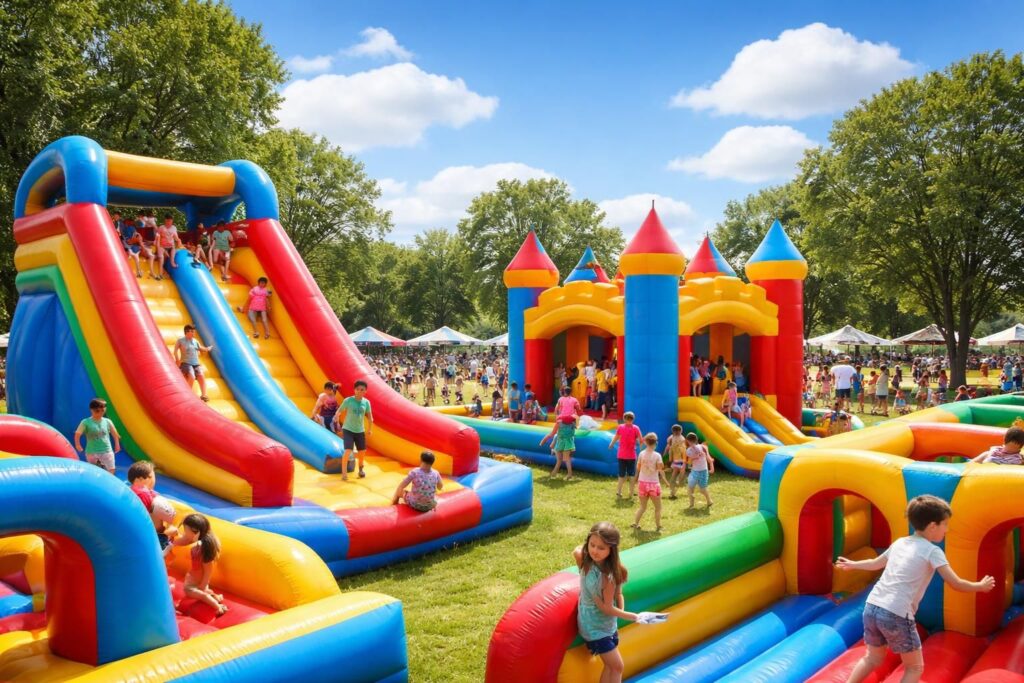 découvrez les jeux gonflables à claira, l'attraction incontournable pour animer vos fêtes d'été et offrir des moments de joie inoubliables à petits et grands.