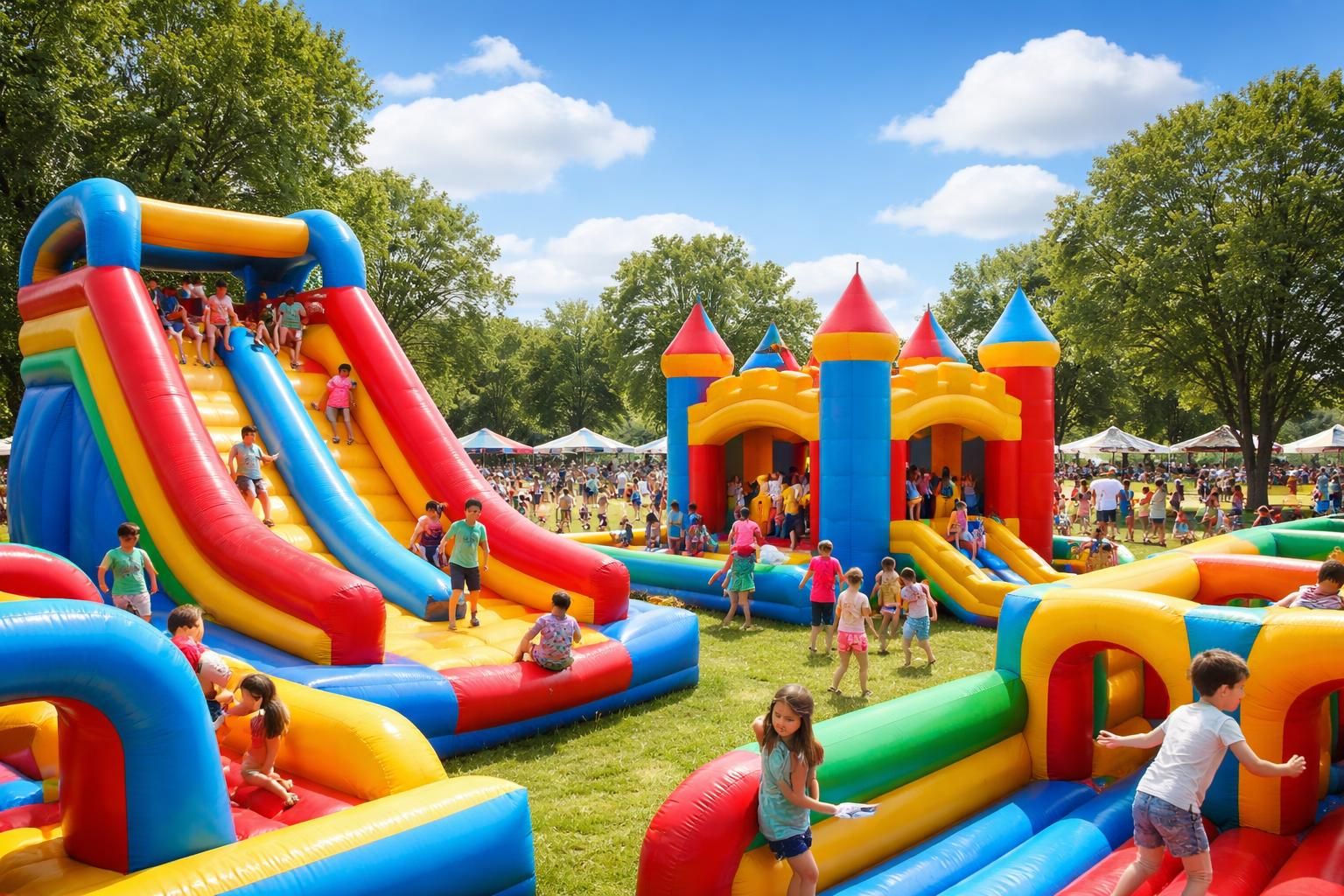 découvrez les jeux gonflables à claira, l'attraction incontournable pour animer vos fêtes d'été et offrir des moments de joie inoubliables à petits et grands.