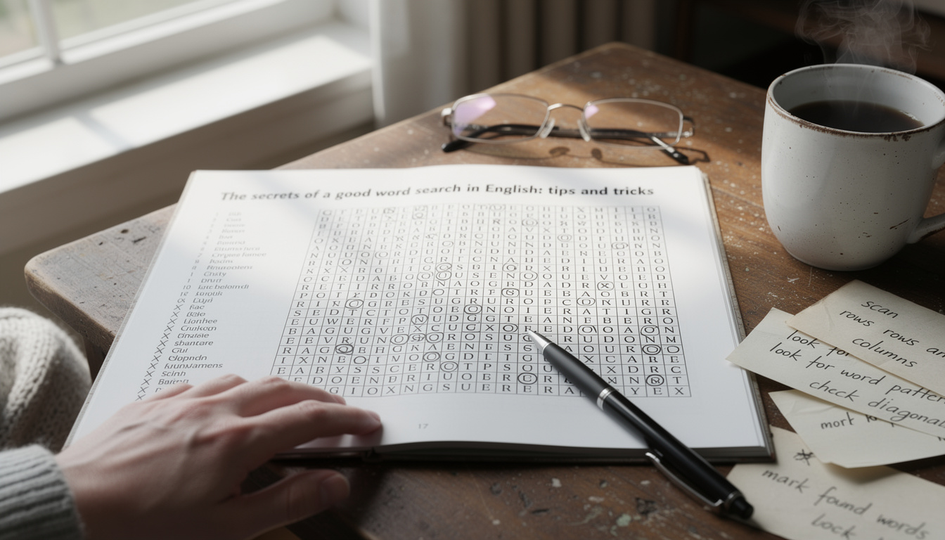 découvrez les secrets pour réussir un bon mot mêlé en anglais avec nos conseils et astuces pratiques, adaptés à tous les niveaux.