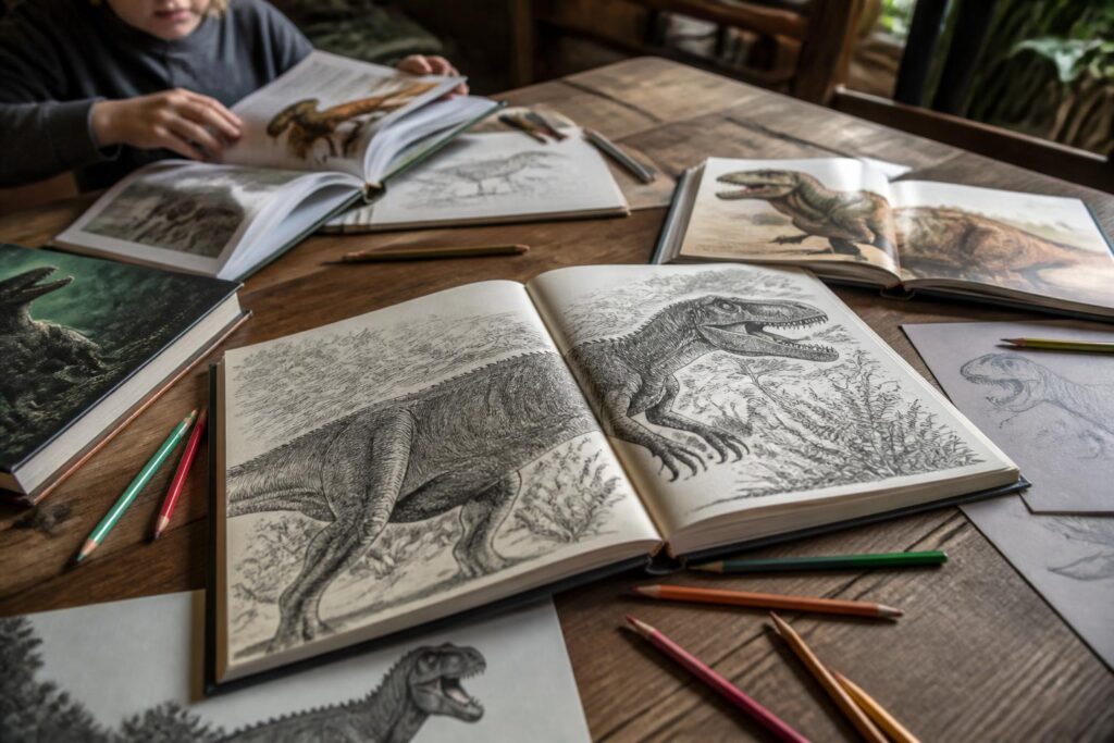 découvrez les meilleurs livres de coloriage jurassic park avec des dinosaures fascinants à colorier pour petits et grands amateurs de préhistoire.