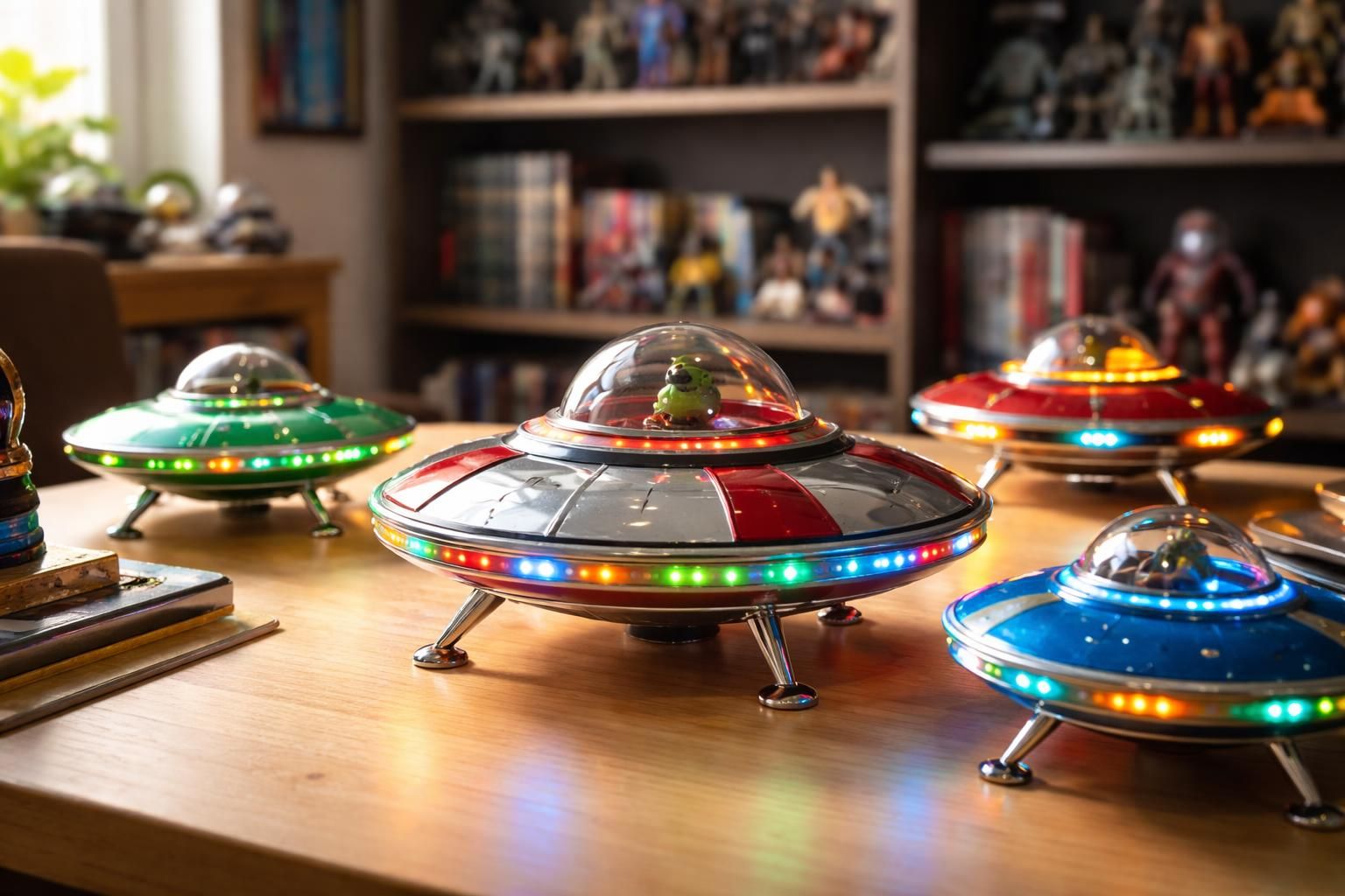 découvrez les jouets soucoupe volante, un classique incontournable de la culture geek qui fascine petits et grands avec son design futuriste et son univers intergalactique.