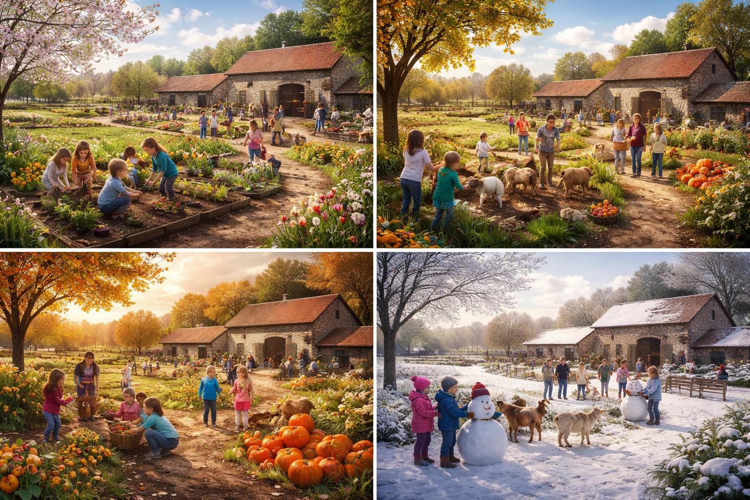 découvrez les activités proposées tout au long de l'année à la ferme pédagogique de reims, pour vivre les saisons au rythme de la nature et des animaux.