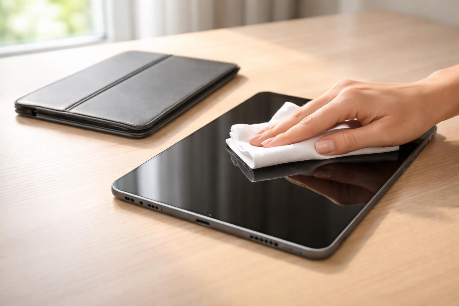 protégez votre tablette efficacement avec une housse adaptée après chaque nettoyage pour garantir sa durabilité et éviter les rayures.