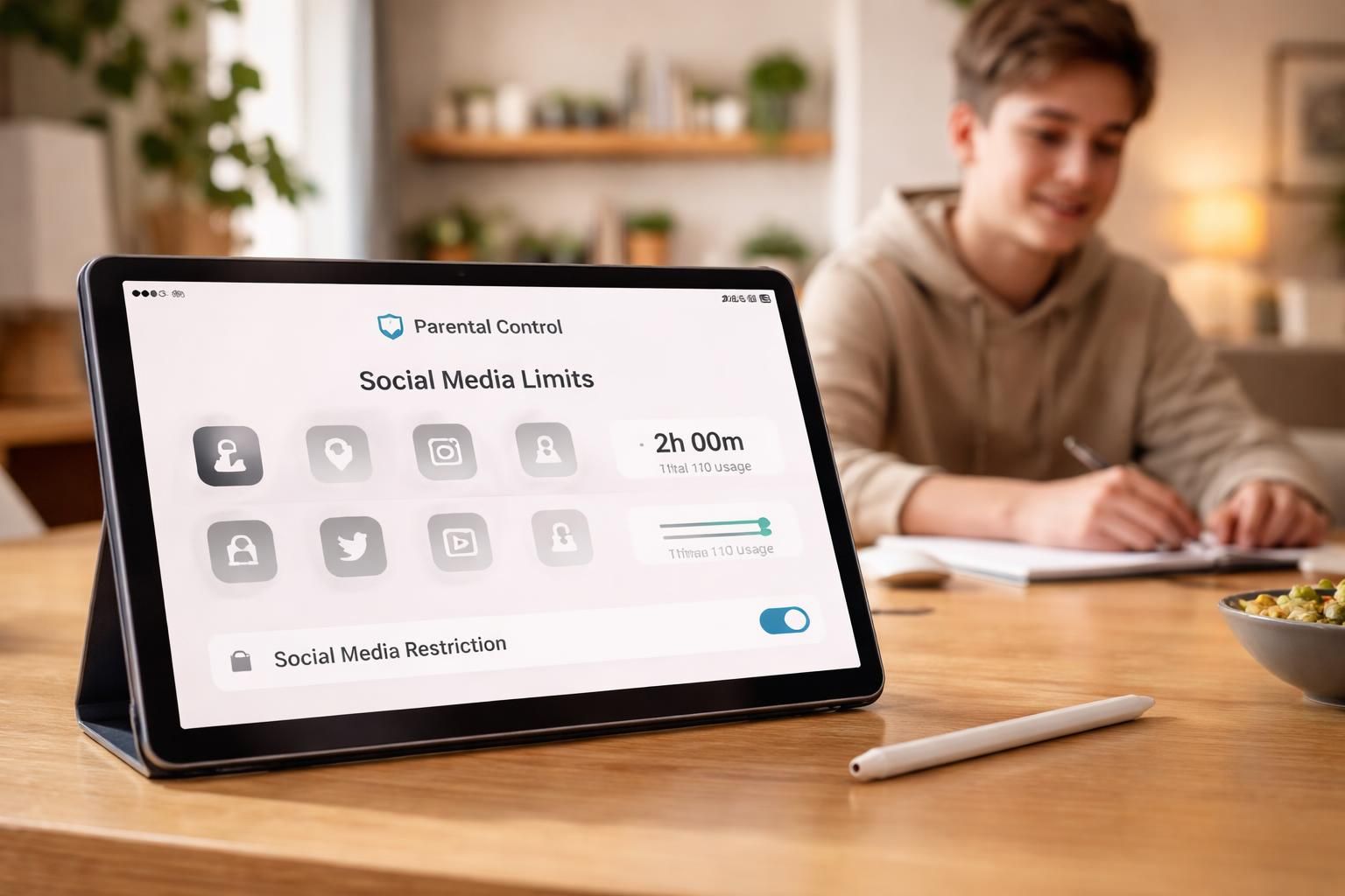 découvrez les meilleures applications pour limiter le temps passé sur les réseaux sociaux sur la galaxy tab de votre adolescent et favoriser un usage équilibré.