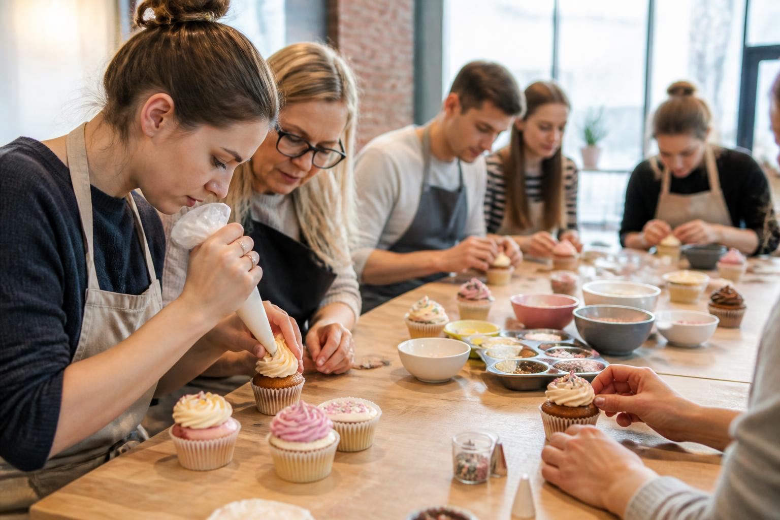 participez à notre atelier cupcakes à décorer et exprimez pleinement votre créativité en réalisant de délicieuses pâtisseries personnalisées.