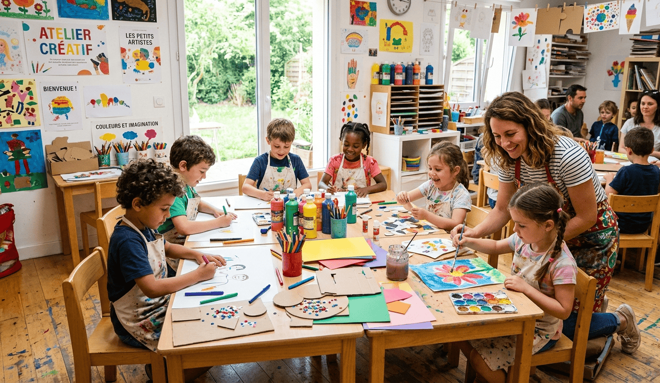 atelier créatif pour enfants