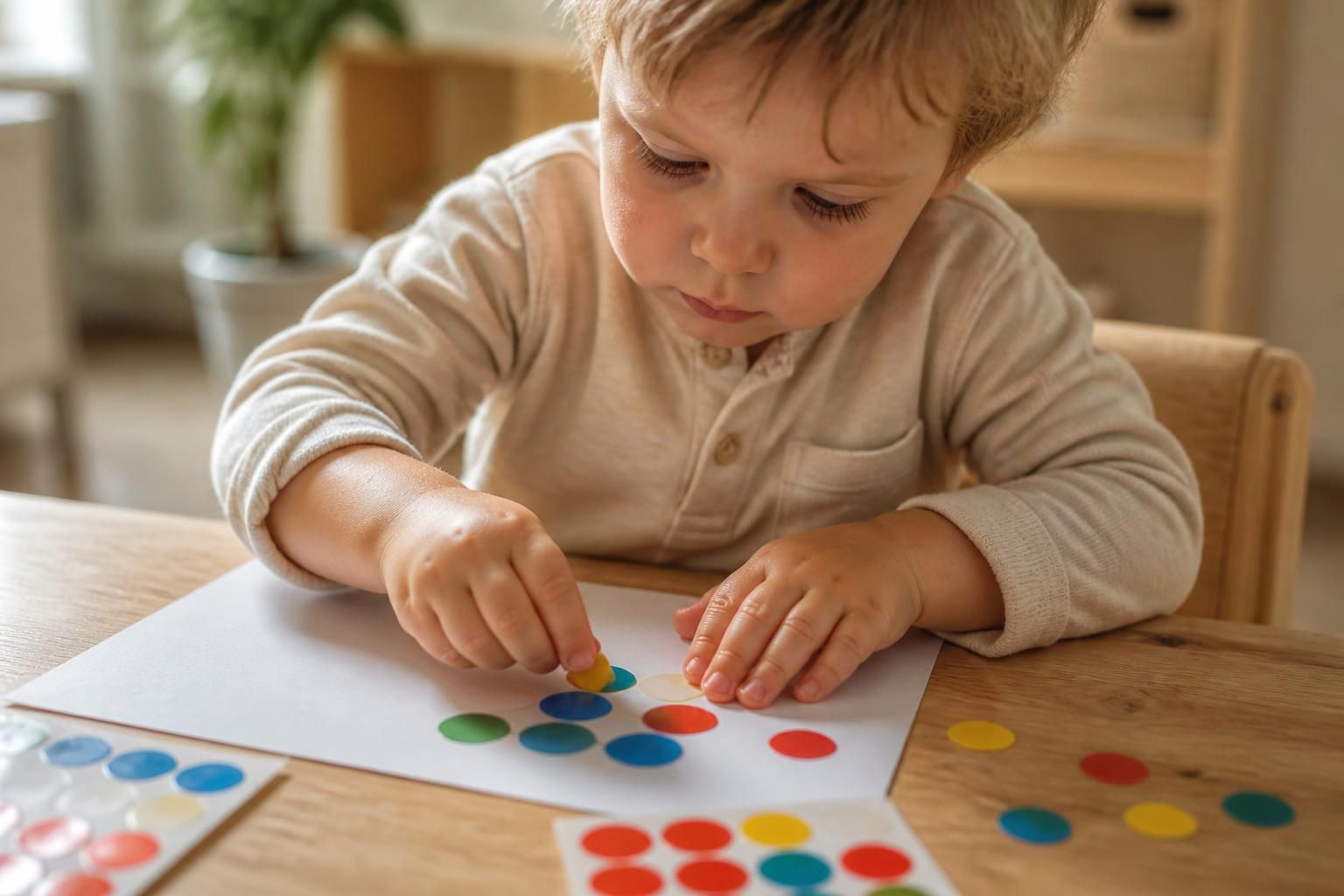 découvrez comment l'activité collage avec gommettes stimule la motricité fine des tout-petits tout en s'amusant. astuces et conseils pour accompagner leur développement.