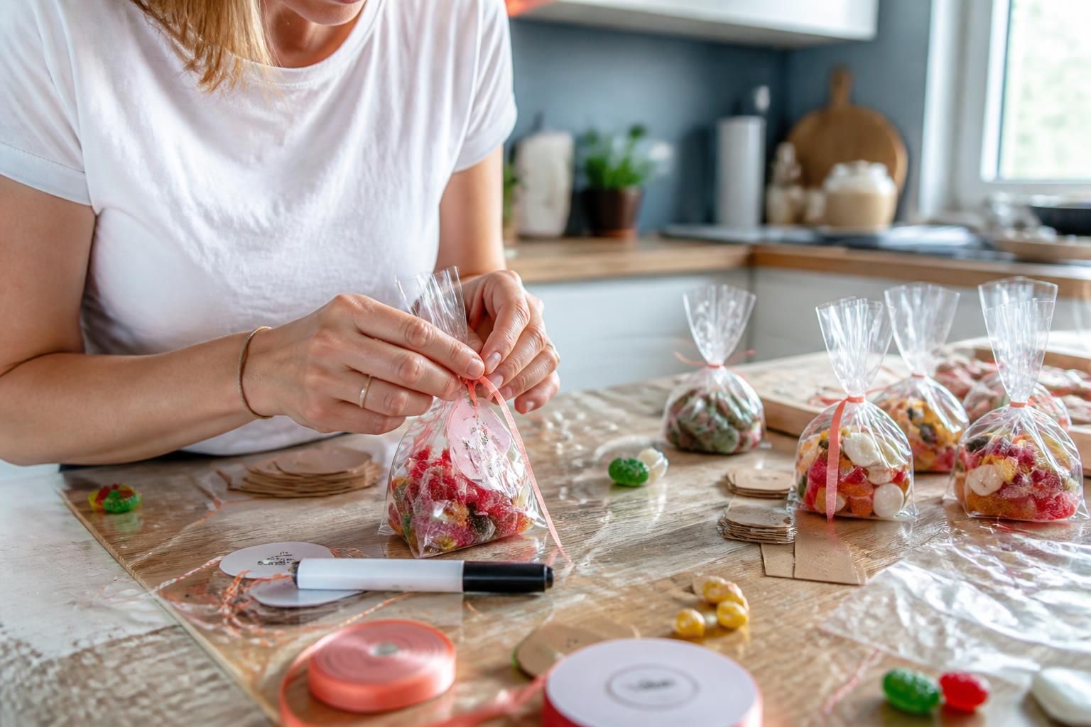 découvrez comment personnaliser des bonbons dans des sachets pour offrir un cadeau unique et original, parfait pour toutes les occasions.