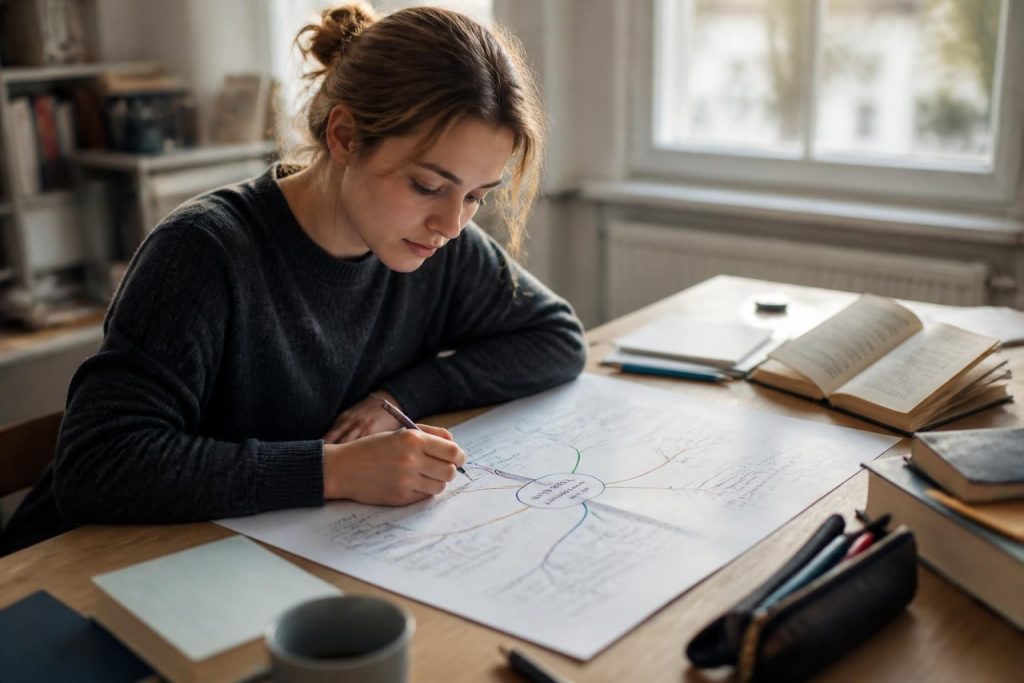 découvrez comment utiliser la carte mentale pour maîtriser l'accord du participe passé et ainsi améliorer efficacement votre écriture en français.