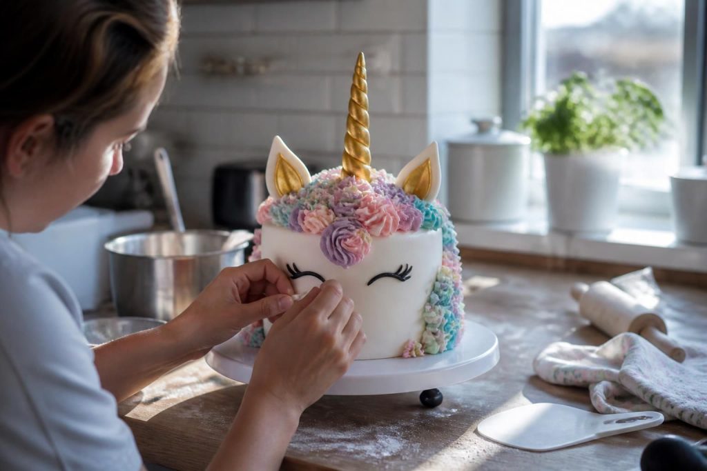découvrez notre guide étape par étape pour réaliser un gâteau licorne en pâte à sucre parfait et délicieux, idéal pour toutes vos célébrations.